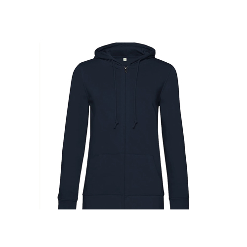 BC-Hoodie-met-ritssluiting-Dames-280-gm-bedrukken-navy