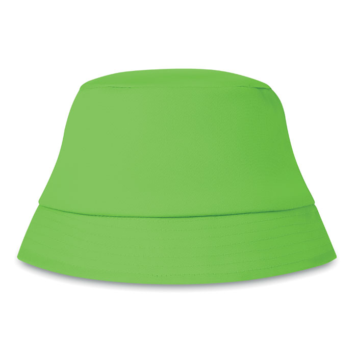 Vissershoedje-katoen-160-gm-bedrukken-lichtgroen