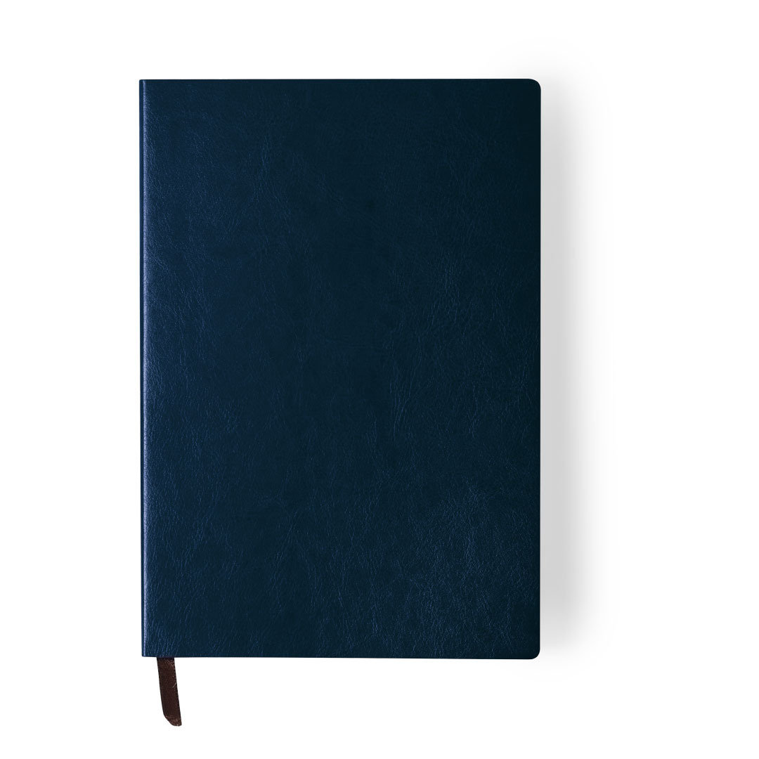 Notitieboek-met-flexibele-softcover-100-vellen-bedrukken-donkerblauw