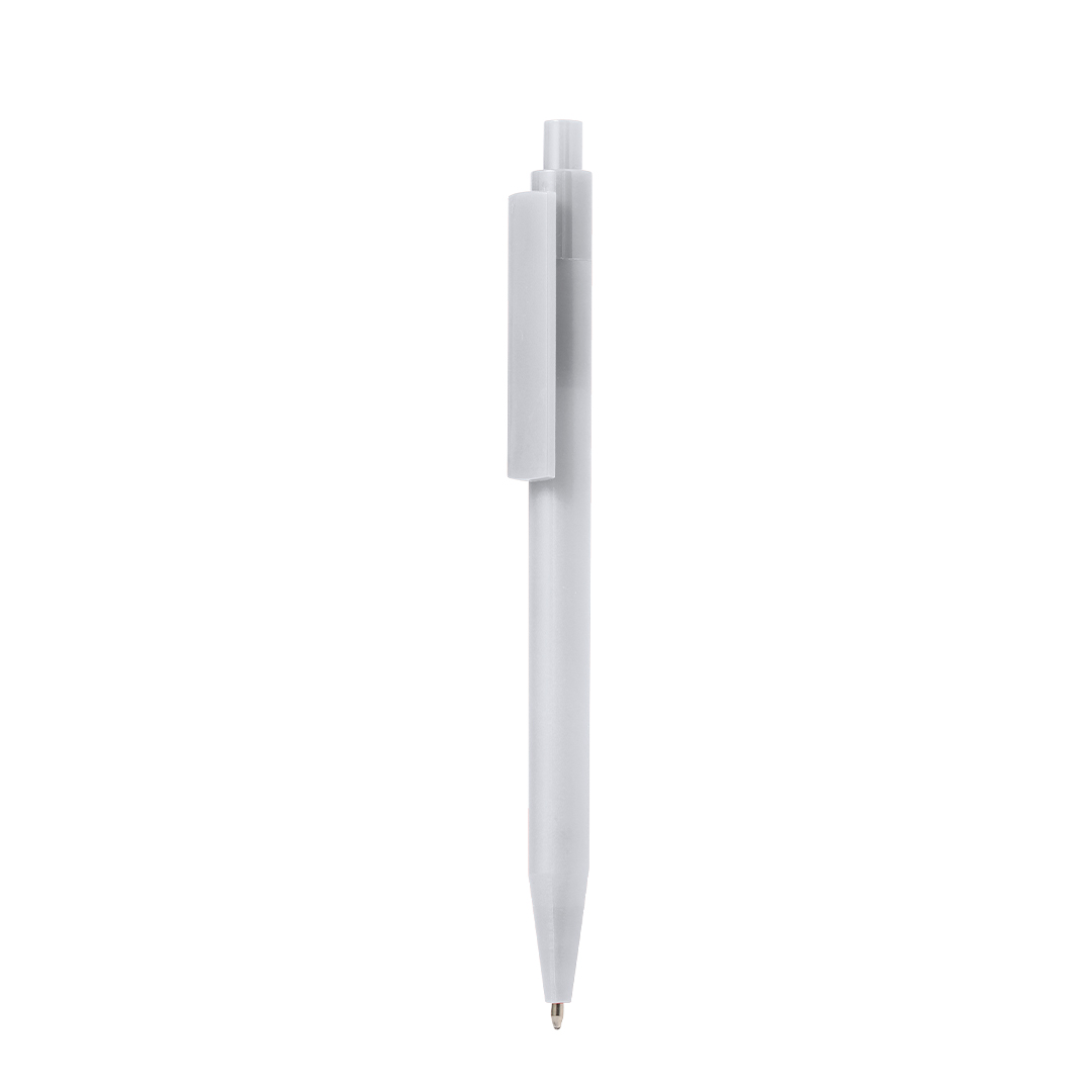 ABS-balpen-met-platte-clip-Blauwe-inkt-bedrukken-wit