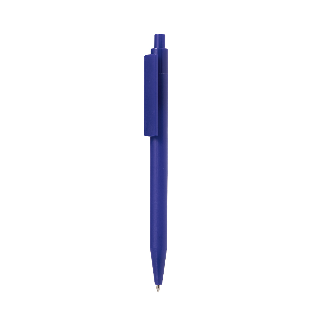 ABS-balpen-met-platte-clip-Blauwe-inkt-bedrukken-donkerblauw