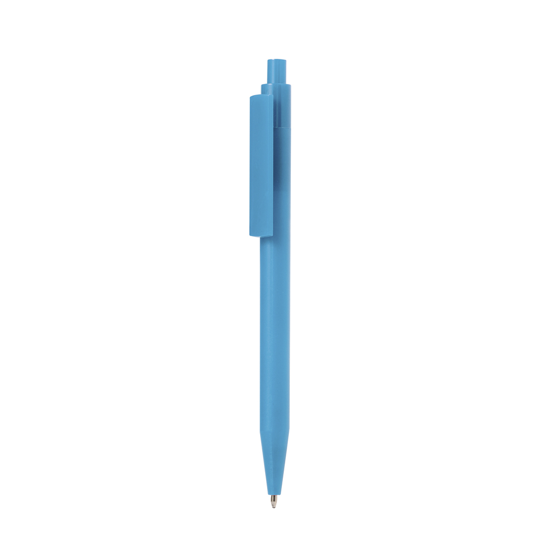ABS-balpen-met-platte-clip-Blauwe-inkt-bedrukken-lichtblauw