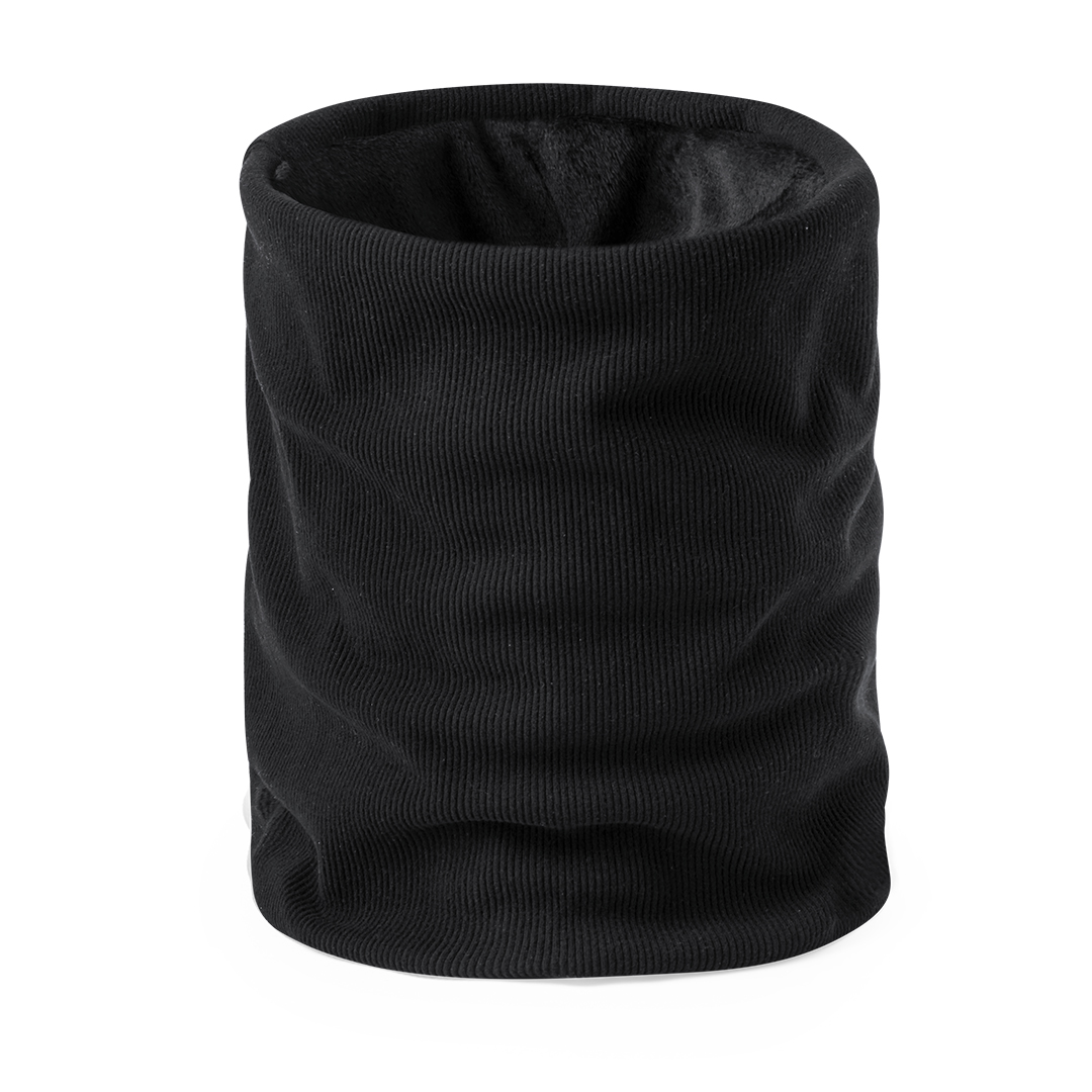 Reflecterende-polyester-bandana-met-microfleece-voering-300-gm-bedrukken-zwart