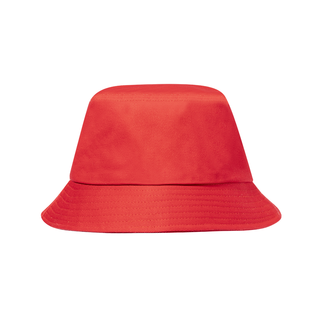 Katoenen-vissershoedje-met-polyester-voering-bedrukken-rood