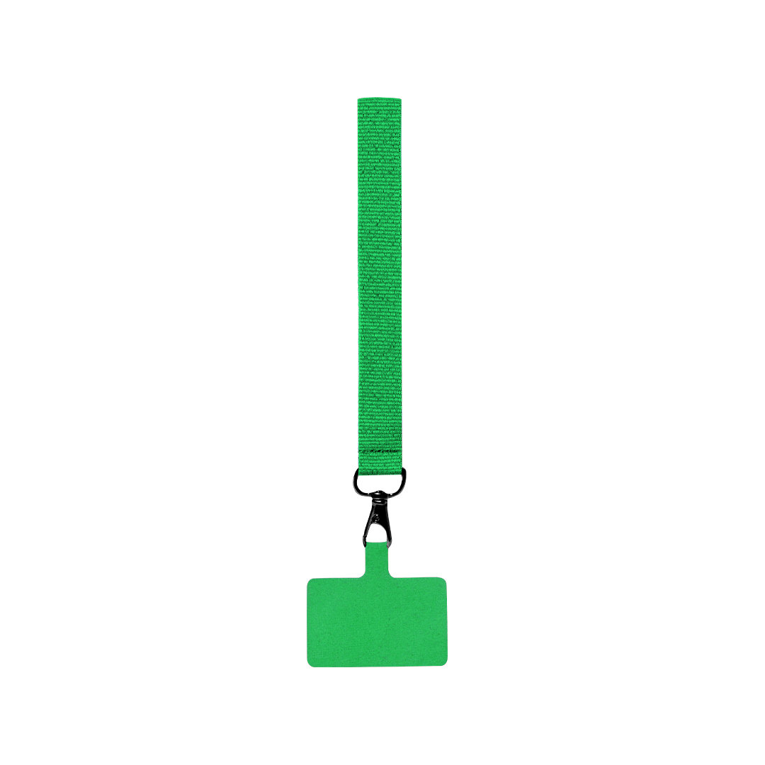 Telefoonkoord-polsband-Polyester-bedrukken-groen