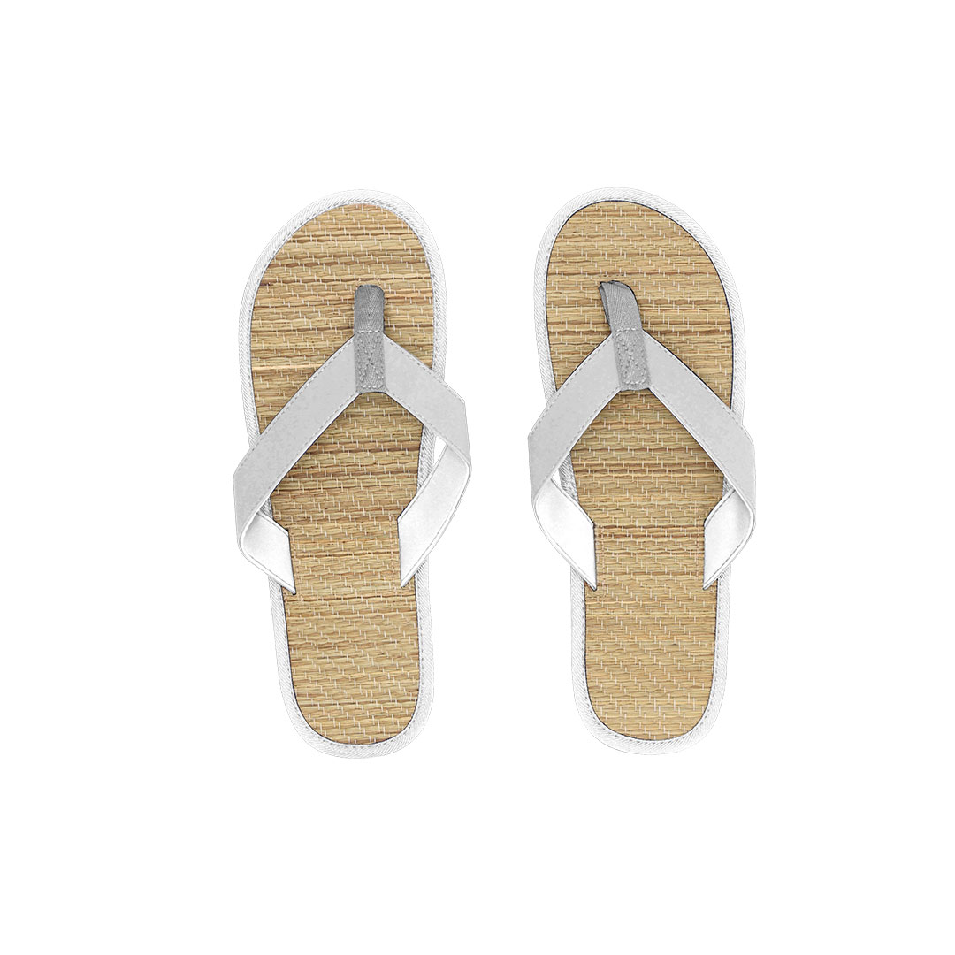 Jute-teenslippers-met-EVA-zolen-bedrukken-wit