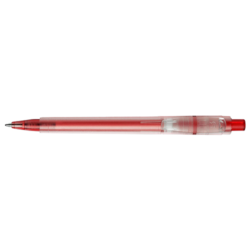 Stilolinea-balpen-Oslo-frosty-Kunststof-bedrukken-rood
