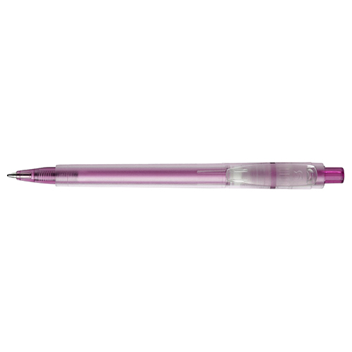 Stilolinea-balpen-Oslo-frosty-Kunststof-bedrukken-roze