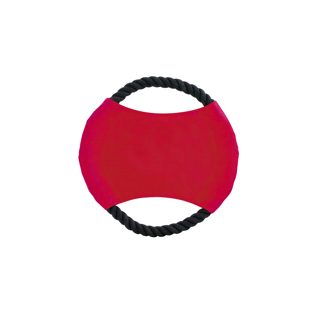 Katoenen-hondenfrisbee-20-cm-bedrukken-rood