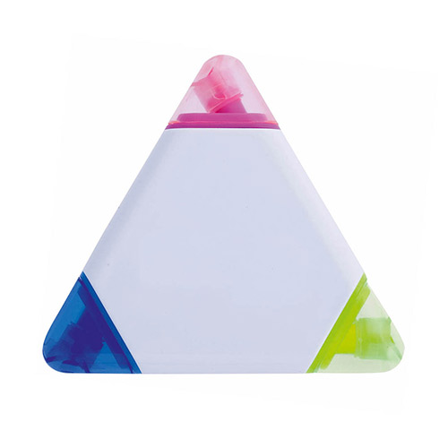 Fluorescerend-markeerstift-driehoek-3-Kleuren-bedrukken-multicolor