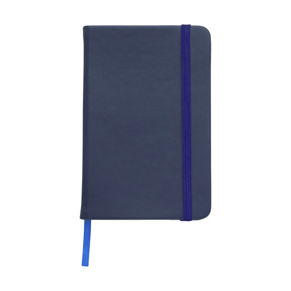 Notitieboekje-A5-Gelinieerd-96-vellen-bedrukken-blauw