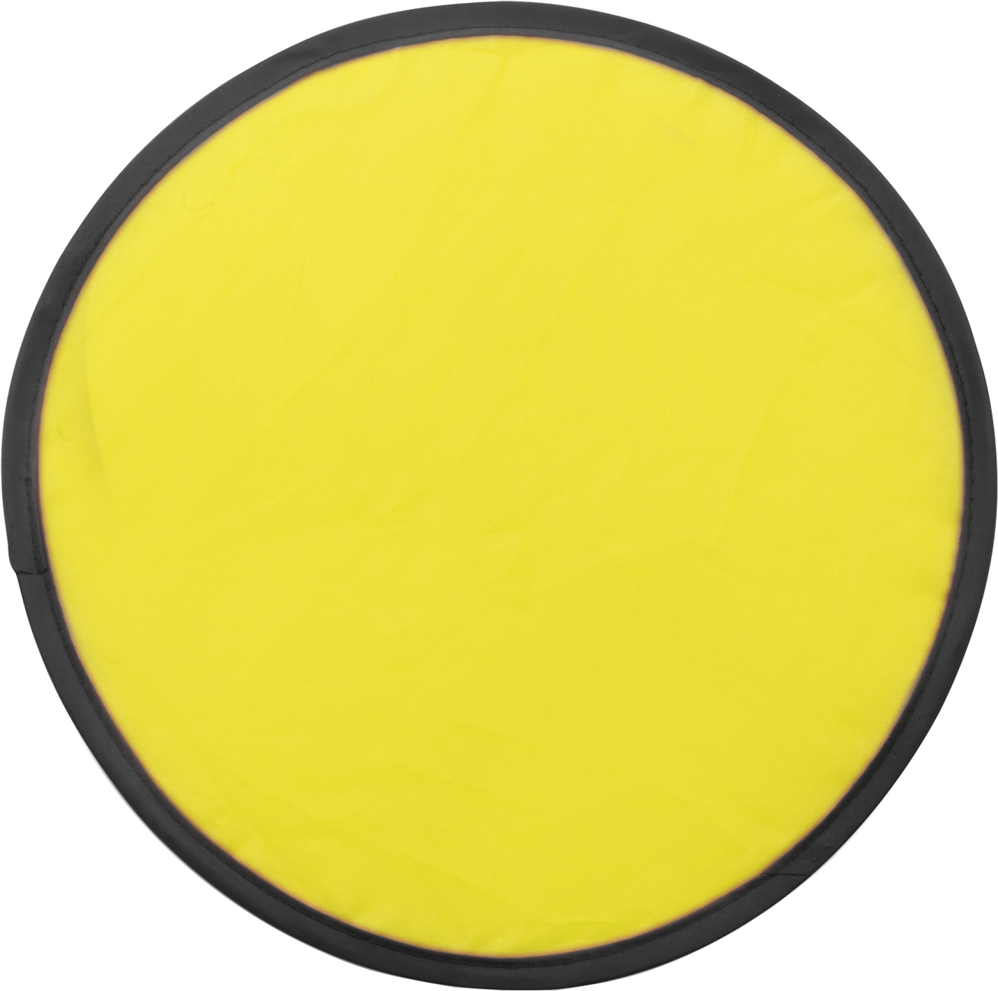 Opvouwbare-frisbee-25-cm-Met-opbergzakje-Nylon-bedrukken-geel