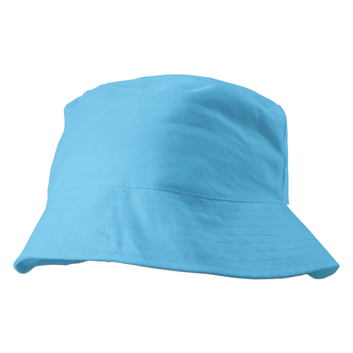 Unisex-zonnehoedje-Katoen-160-gm-bedrukken-lichtblauw