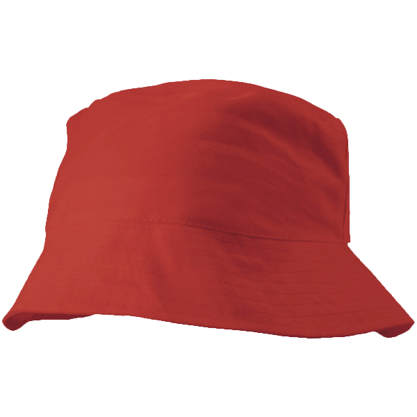 Unisex-zonnehoedje-Katoen-160-gm-bedrukken-rood
