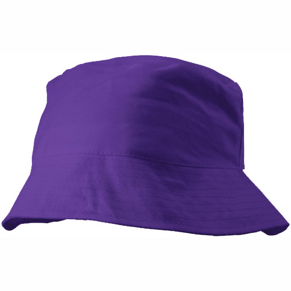 Unisex-zonnehoedje-Katoen-160-gm-bedrukken-paars