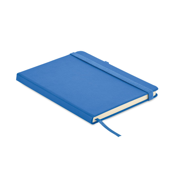 A5-notitieboek-Gerecycled-leer-96-vellen-bedrukken-lichtblauw
