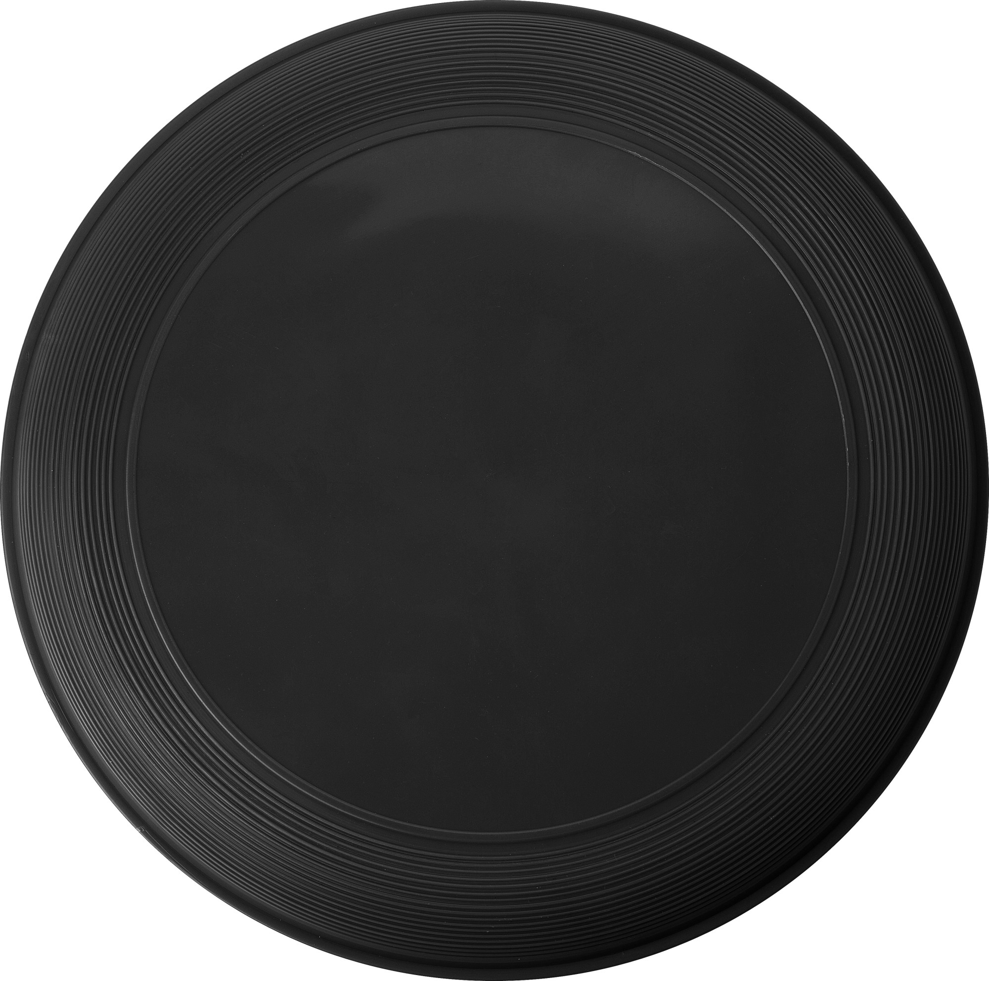 Kunststof-frisbee-21-cm-Stapelbaar-bedrukken-zwart