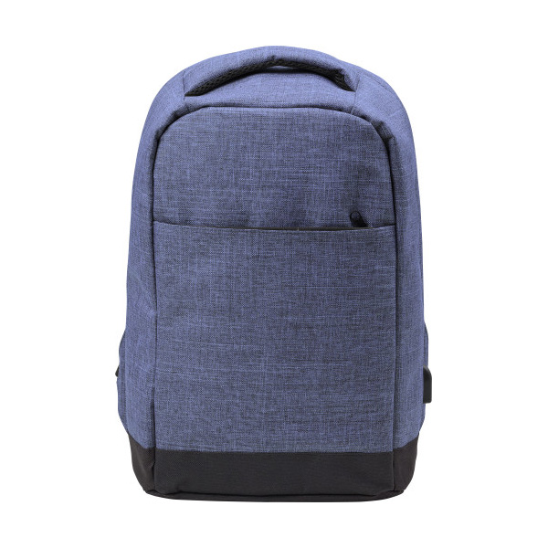 Rugtas-laptop-13-inch-Anti-diefstal-Polyester-bedrukken-blauw