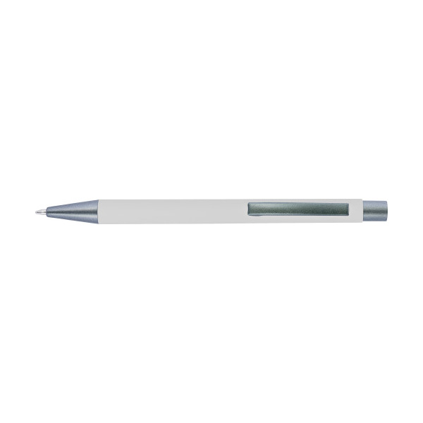 Balpen-met-rubberen-toplaag-bedrukken-wit