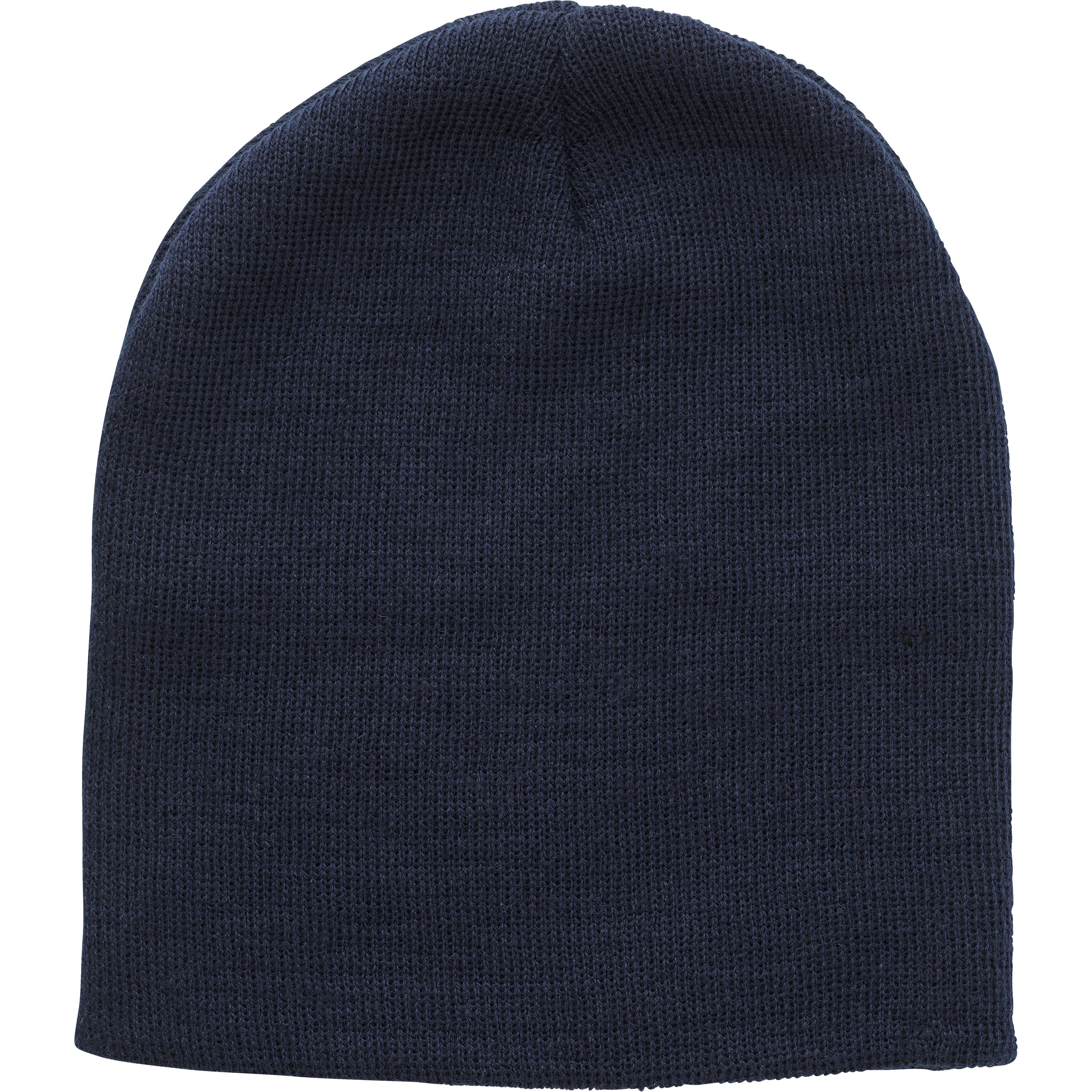 Gebreide-muts-RPET-polyester-bedrukken-donkerblauw