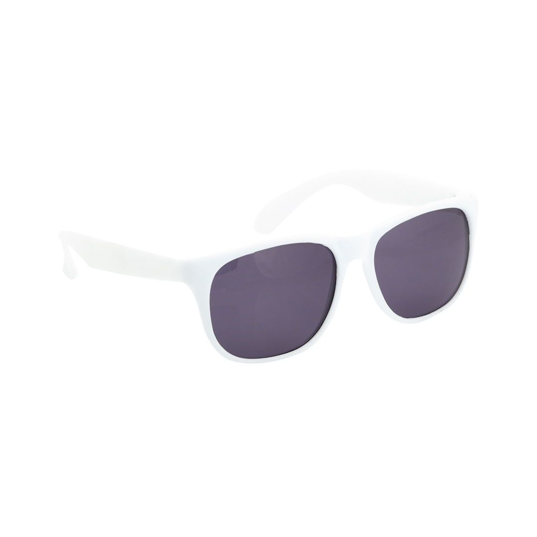 Classic-zonnebril-met-mat-frame-UV400-bedrukken-wit