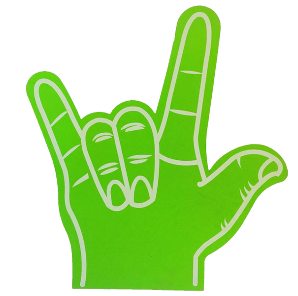 EVA-zwaai-hand-rock-bedrukken-groen