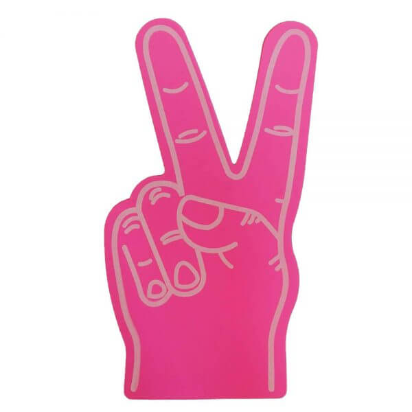 EVA-foam-zwaai-hand-peace-bedrukken-roze