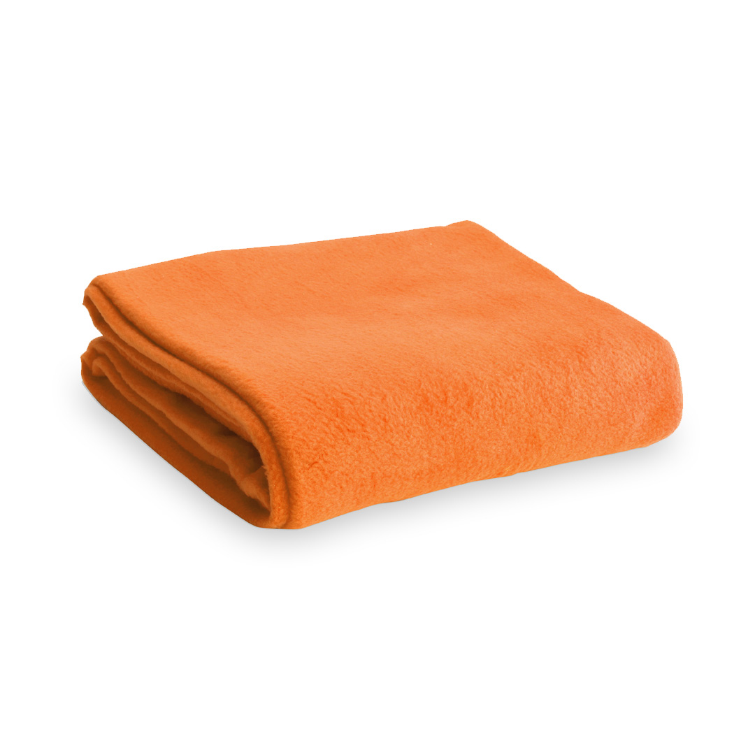 Zacht-fleece-deken-Polar-fleece-120-x-150-cm-180-gm-bedrukken-oranje