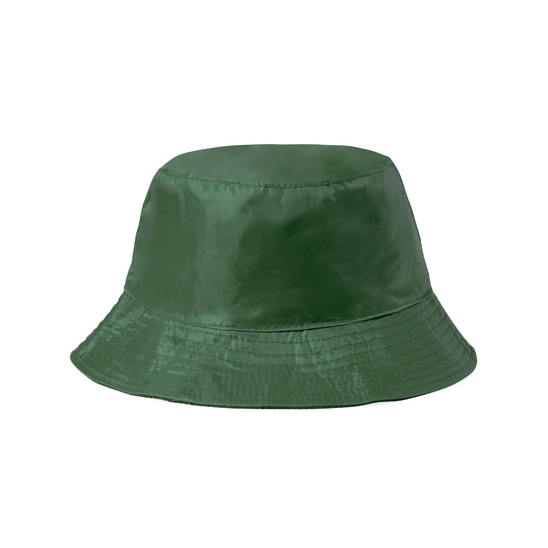 Vissershoedje-reversible-Nylon-bedrukken-donkergroen