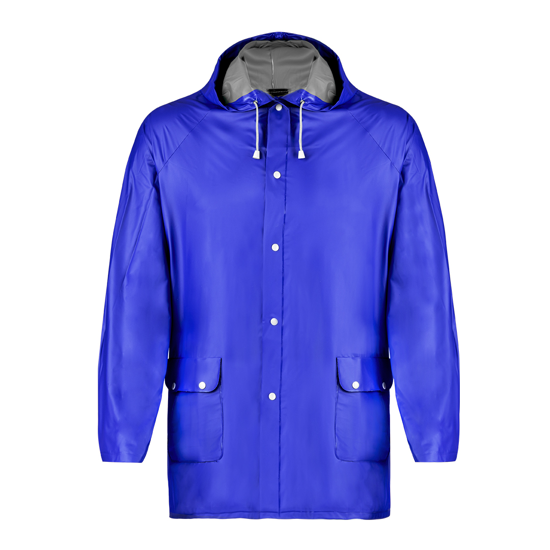 PVC-regenjas-met-capuchon-bedrukken-blauw