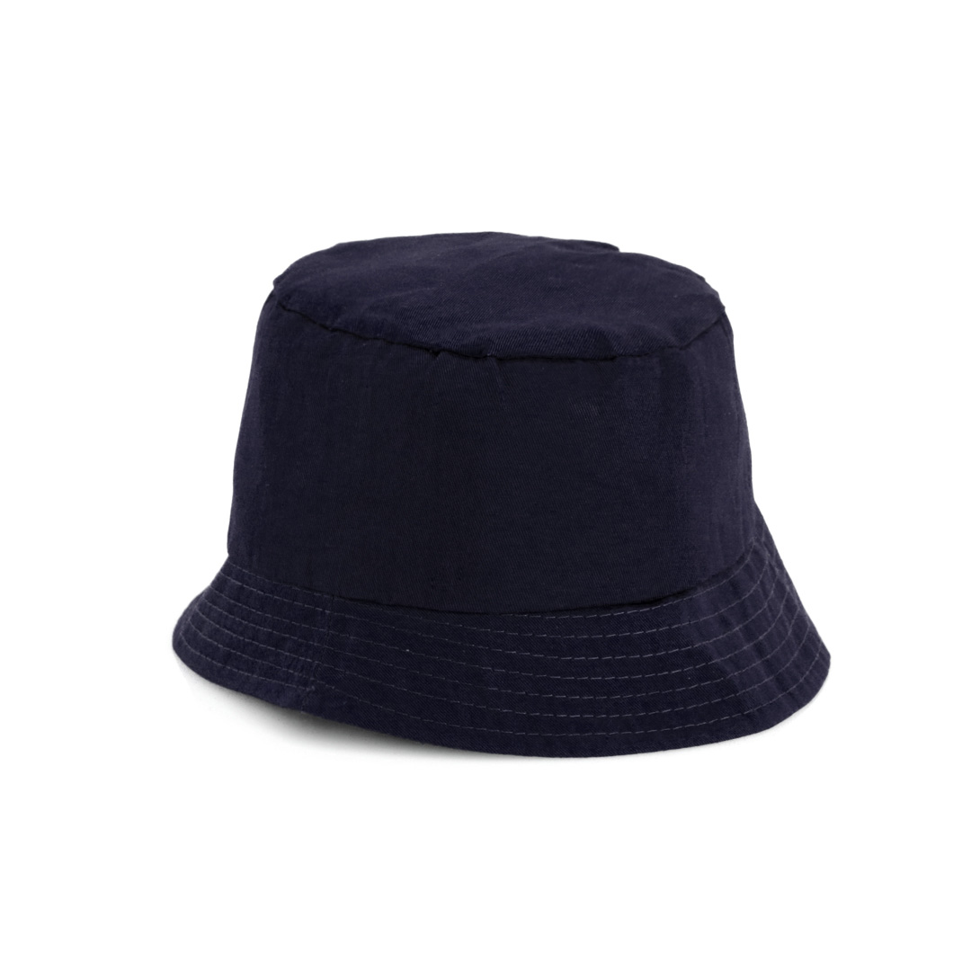 Basic-katoenen-vissershoedje-bedrukken-donkerblauw