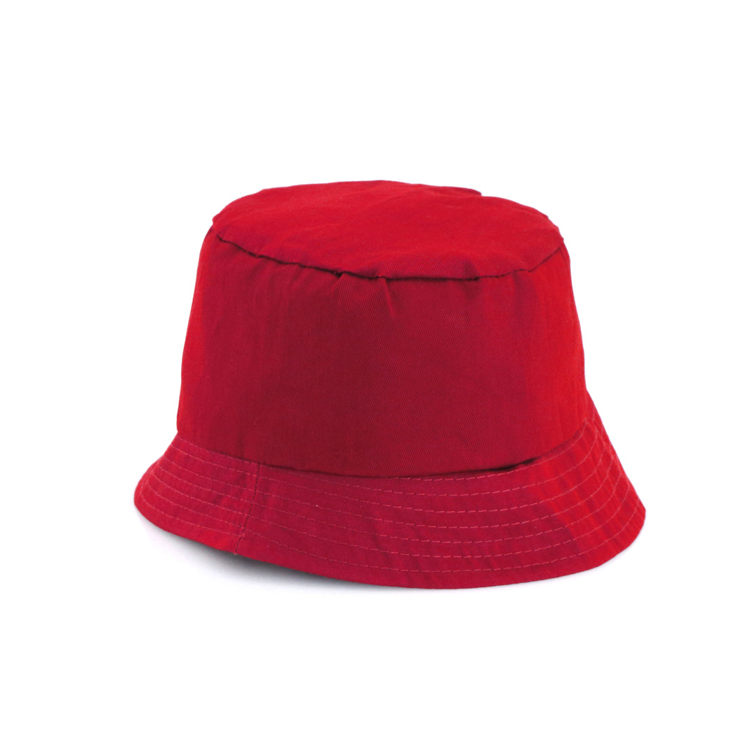 Basic-katoenen-vissershoedje-bedrukken-rood