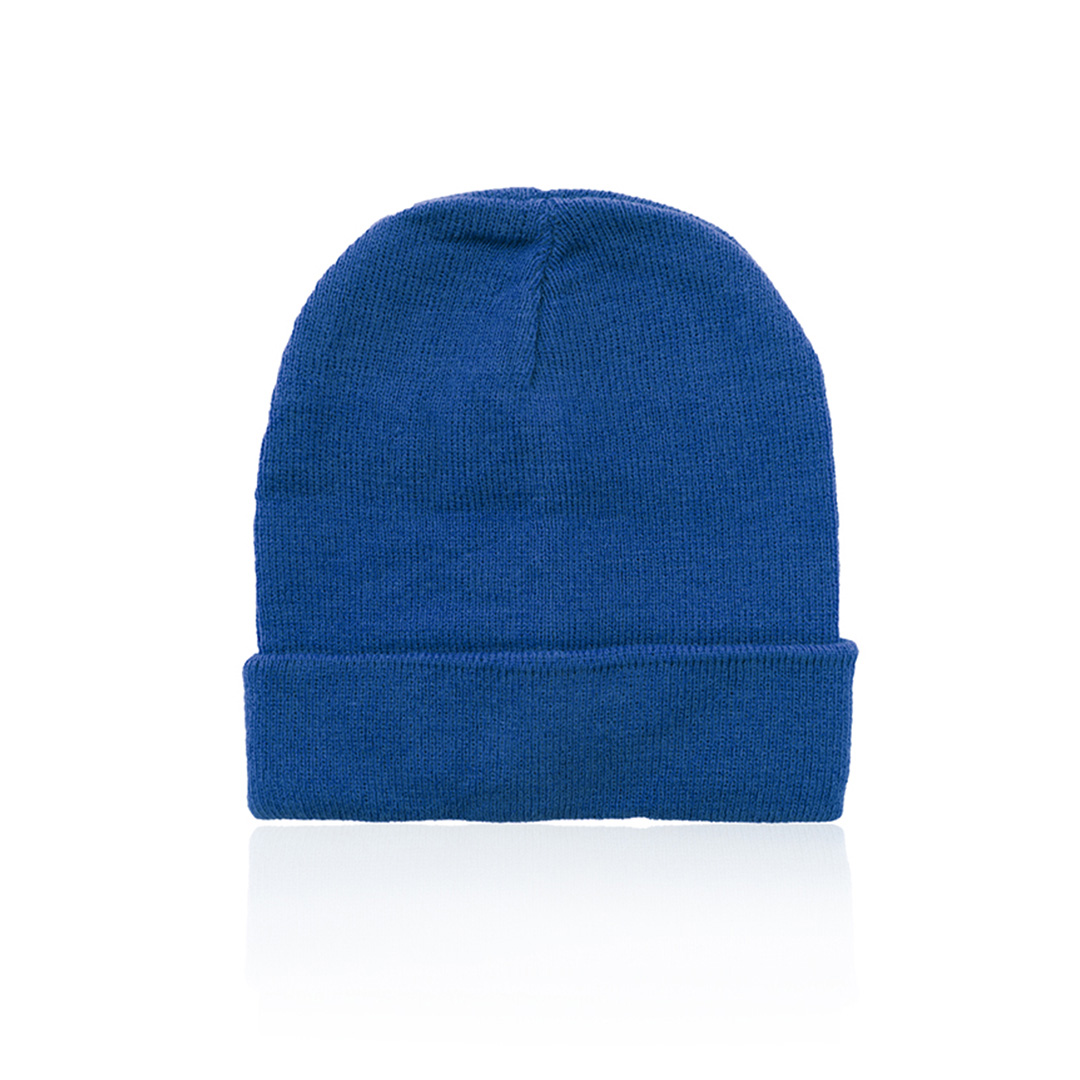Basic-acryl-muts-Dubbellaags-bedrukken-blauw