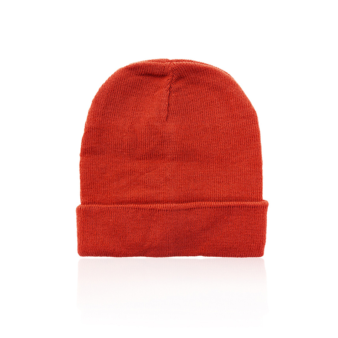 Basic-acryl-muts-Dubbellaags-bedrukken-rood