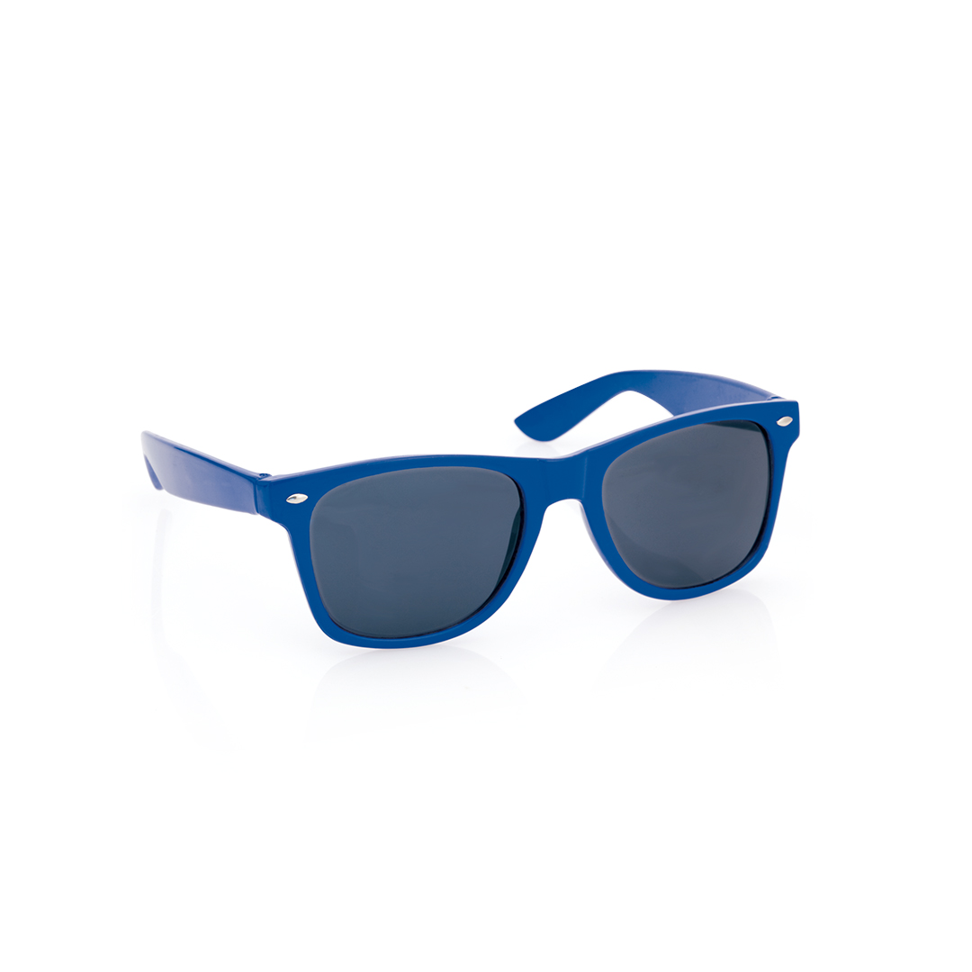 Zonnebril-met-glanzend-frame-en-zwarte-lenzen-bedrukken-blauw