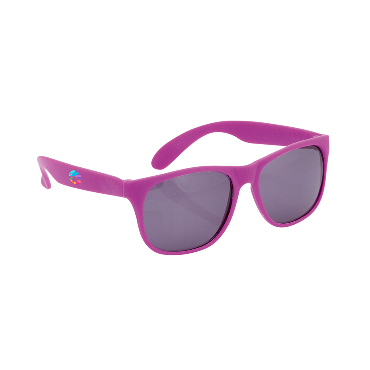 Classic-zonnebril-met-mat-frame-UV400-bedrukken-roze