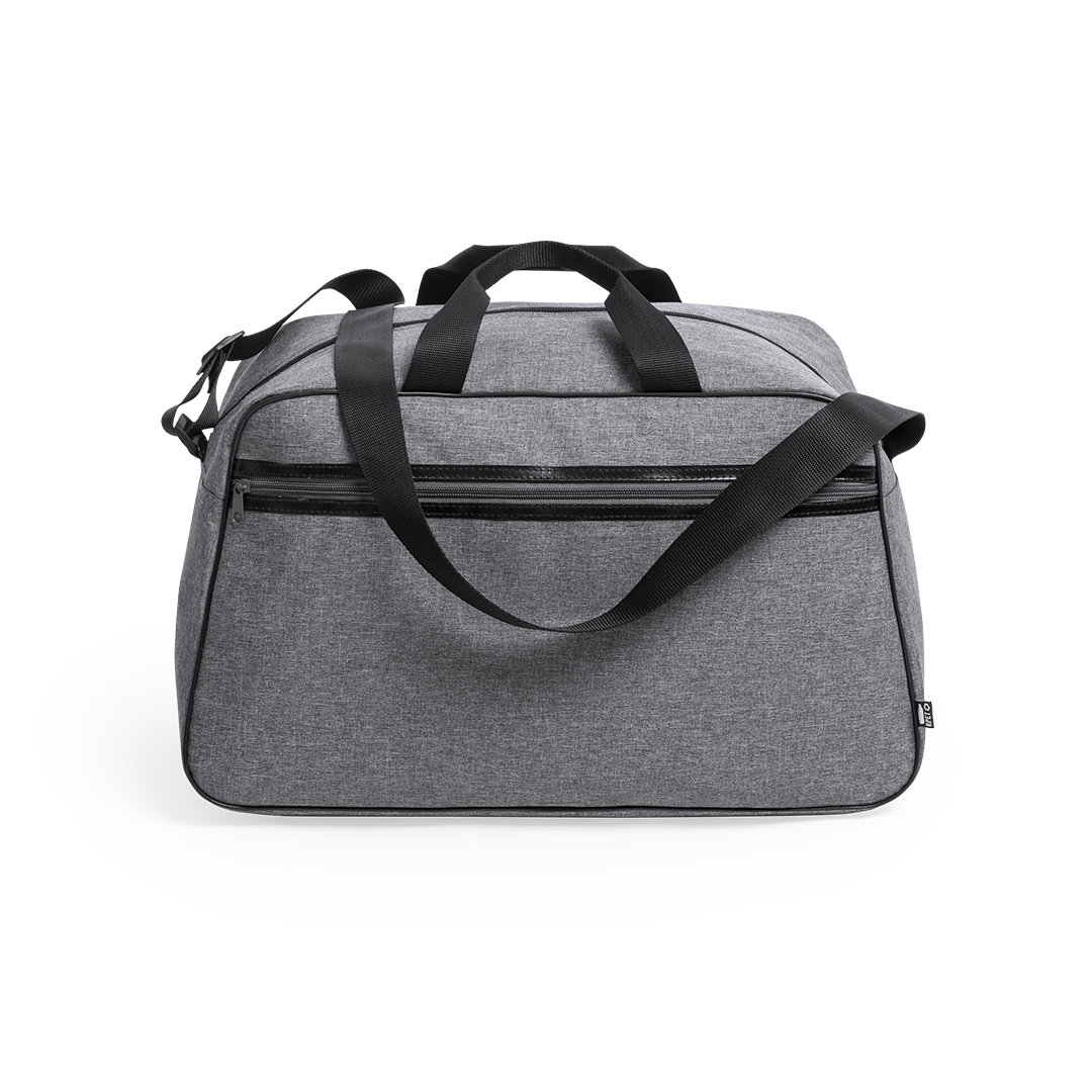 Weekendtas-600D-RPET-polyester-485-x-28-cm-bedrukken-grijs