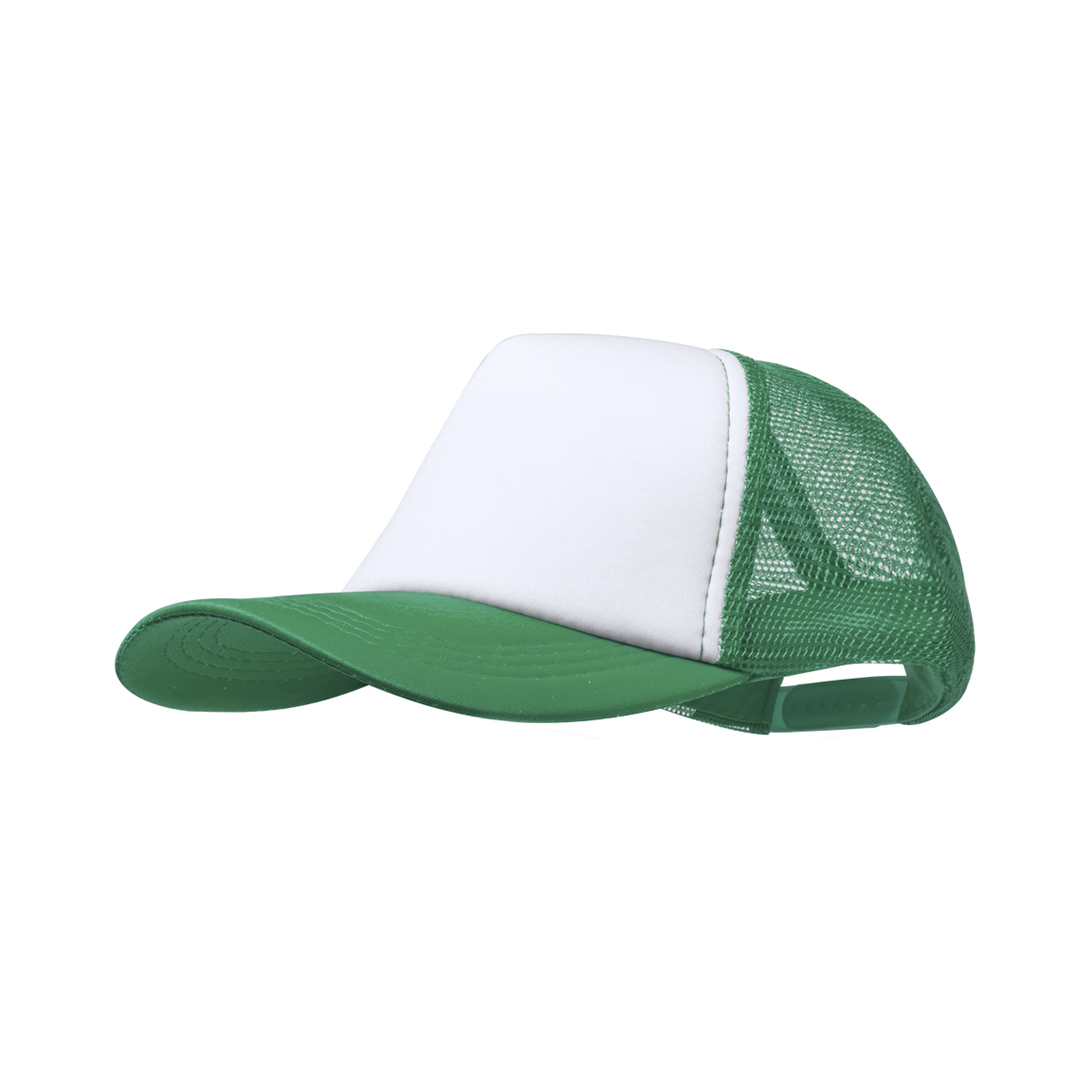 Trucker-cap-5-panel-Mesh-bedrukken-groen