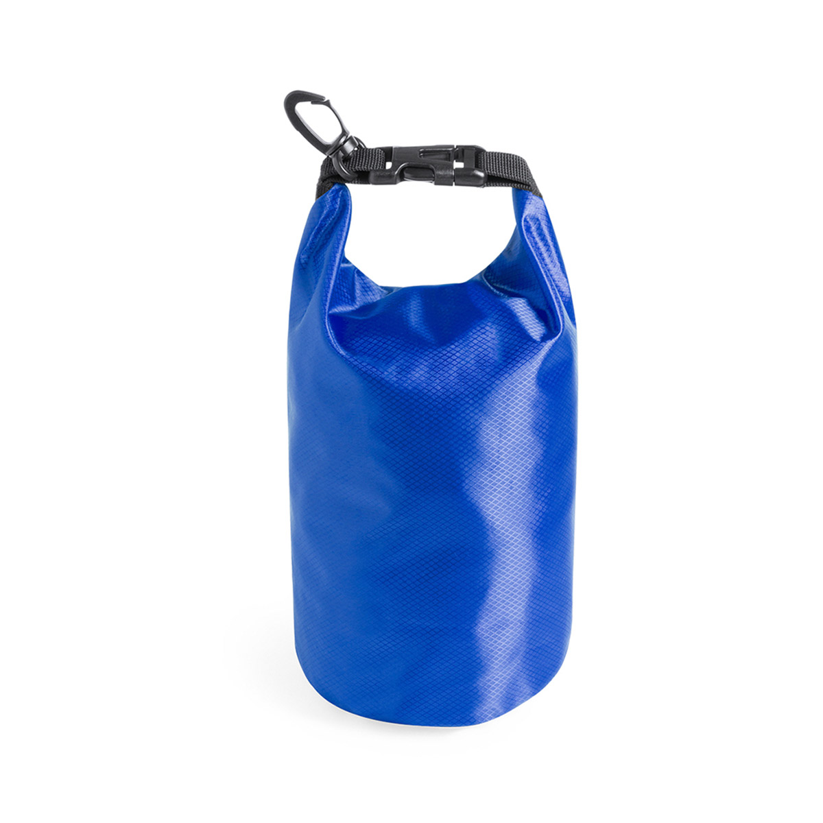 Waterdichte-tas-met-karabijnhaak-115-x-26-cm-23-liter-bedrukken-blauw
