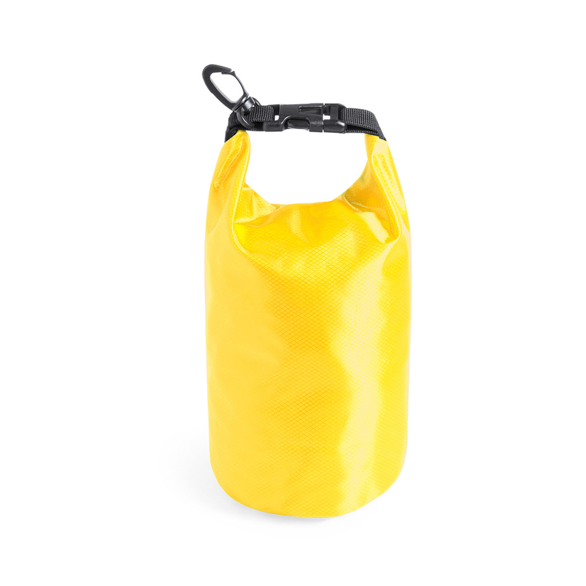 Waterdichte-tas-met-karabijnhaak-115-x-26-cm-23-liter-bedrukken-geel