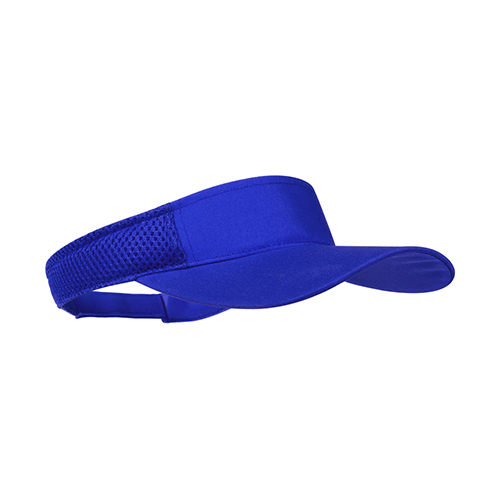 Mesh-zonneklep-met-klittenbandsluiting-Polyester-bedrukken-blauw