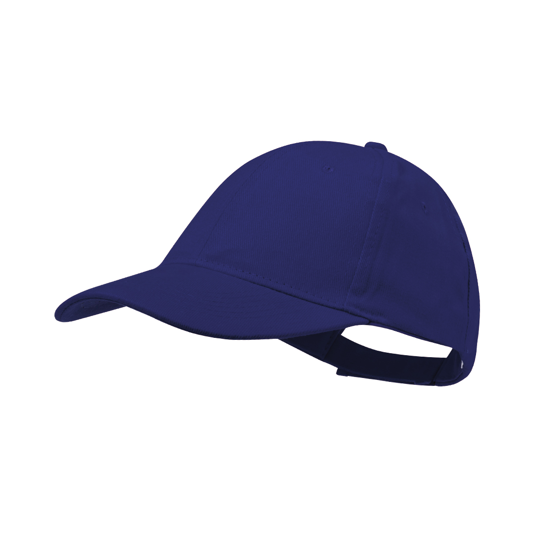 6-panel-baseball-cap-met-klittenbandsluiting-Katoen-bedrukken-donkerblauw