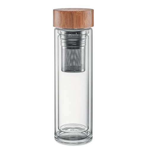 Drinkfles-met-theezeef-Borosilicaatglas-400-ml-bedrukken-transparant