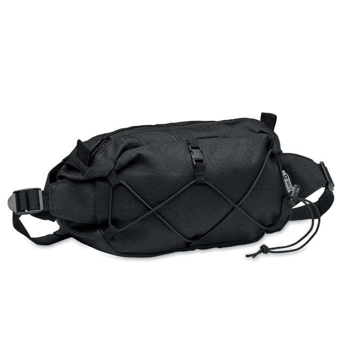 Heuptas-met-flessenhouder-600D-RPET-polyester-bedrukken-zwart