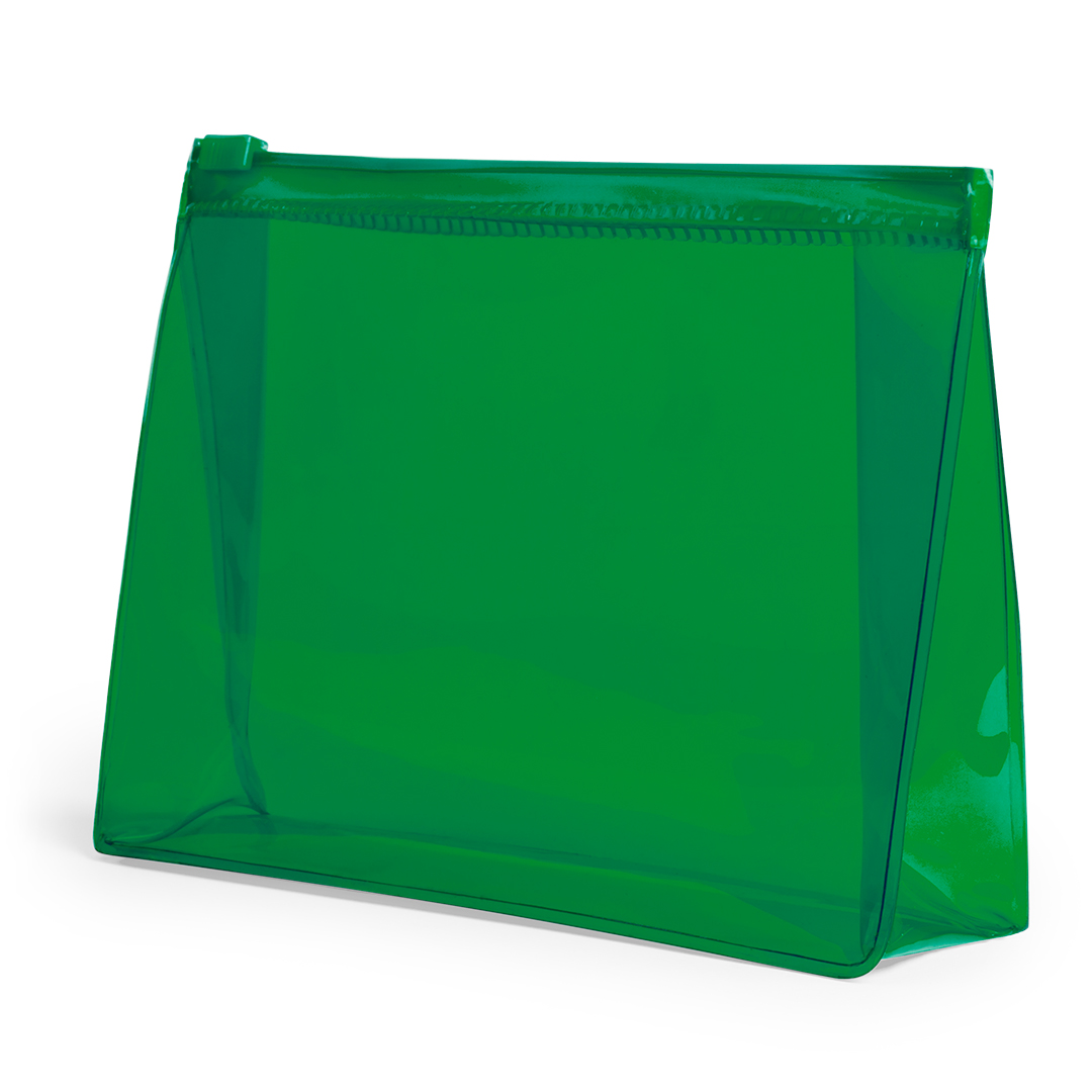 Toilettas-met-waterdichte-schuifsluiting-PVC-bedrukken-groen