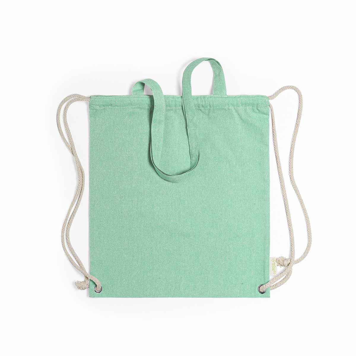 Rugzakje-gerecycled-katoen-38-x-42-cm-140-gm-bedrukken-lichtgroen