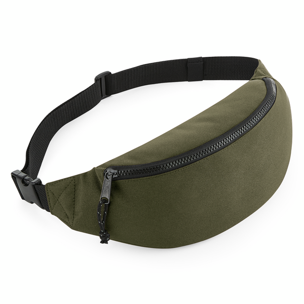 Bag-Base-gerecycled-600D-polyester-heuptasje-bedrukken-donkergroen