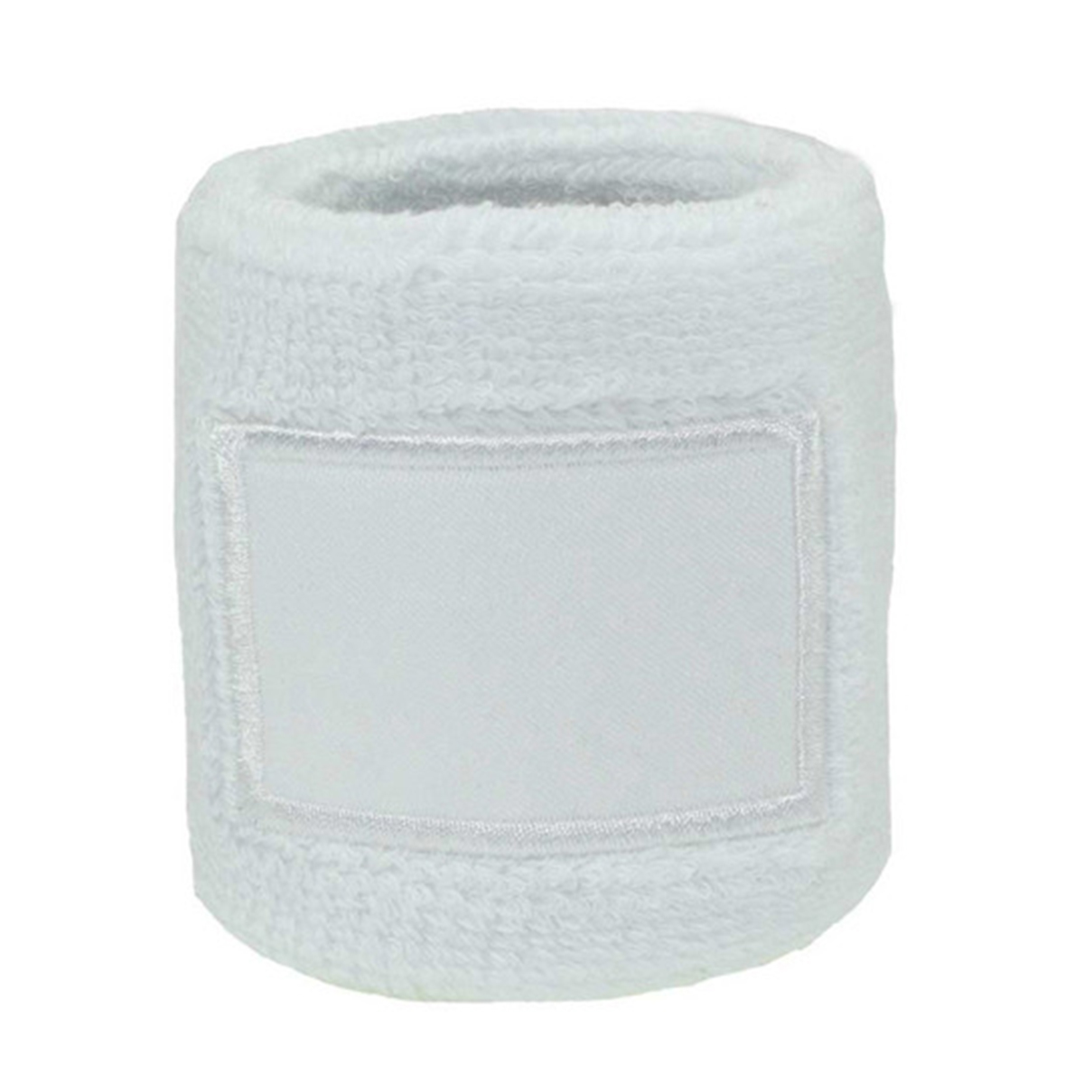 Zweetbandje-met-patch-katoen-bedrukken-wit