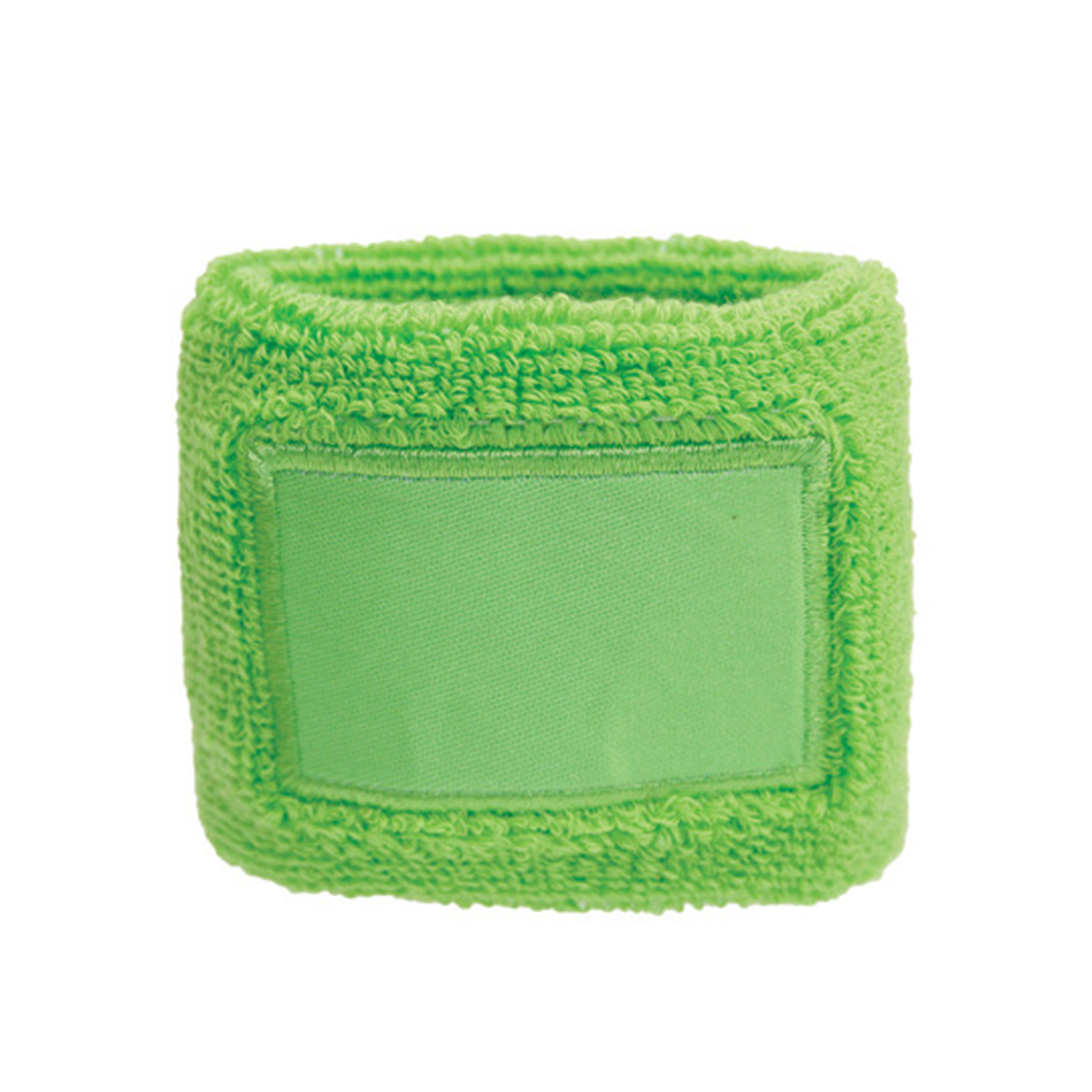 Zweetbandje-met-patch-katoen-bedrukken-lichtgroen