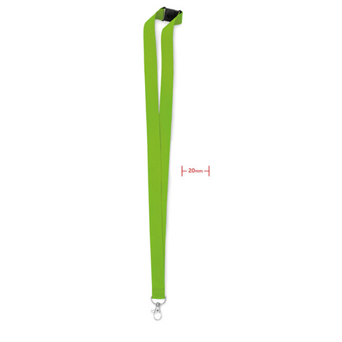 Basic-keycord-20-mm-Met-karabijnhaak-en-veiligheidssluiting-bedrukken-lichtgroen